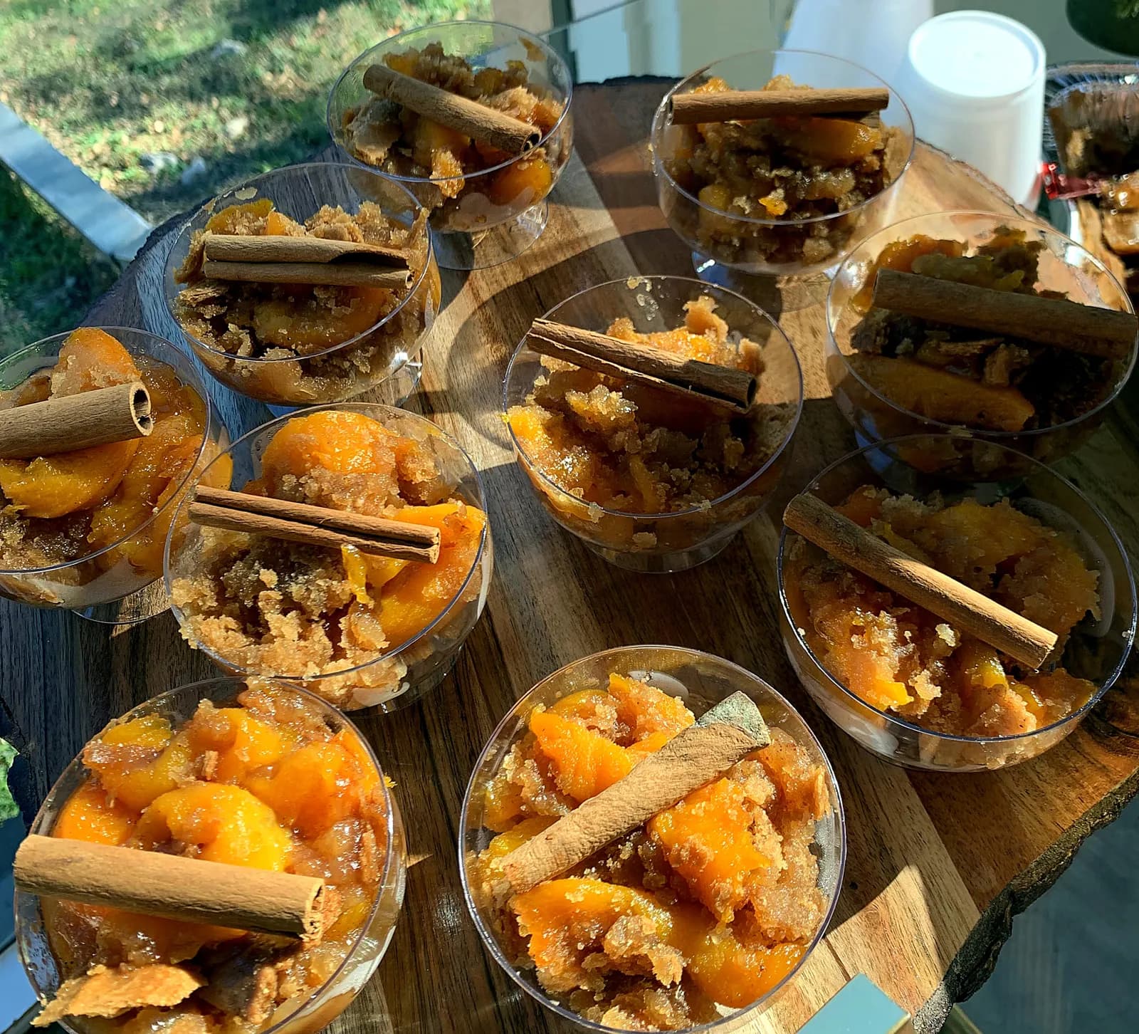 Peach cobbler